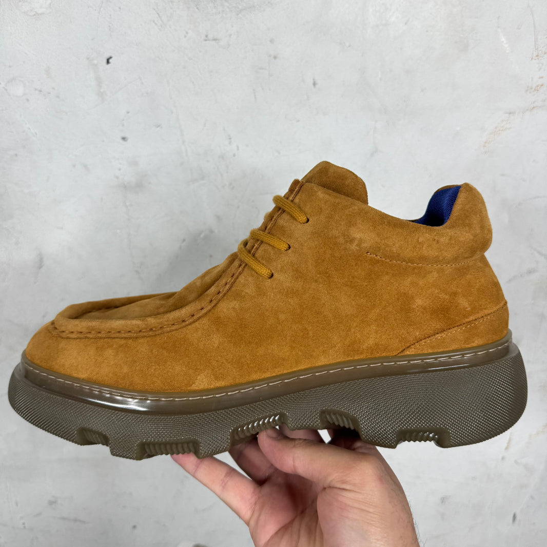 Burberry Chunky Suede Derby Shoes