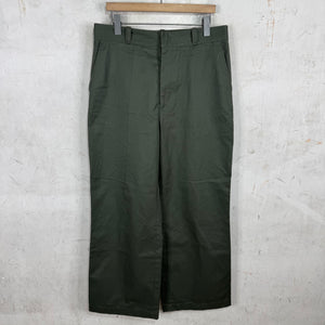 Acne Studios Olive Canvas Work Pants