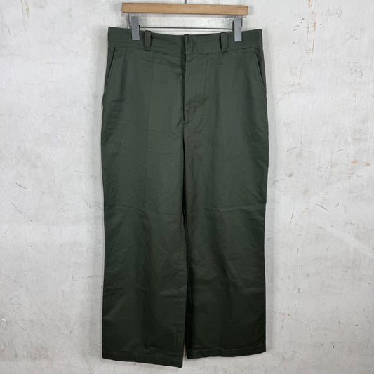 Acne Studios Olive Canvas Work Pants