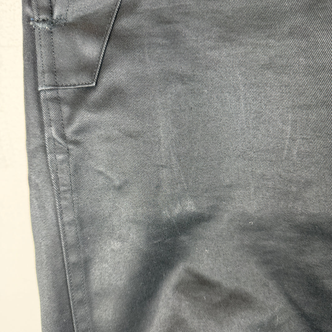 Taiga Takahashi Waxed Black Trousers