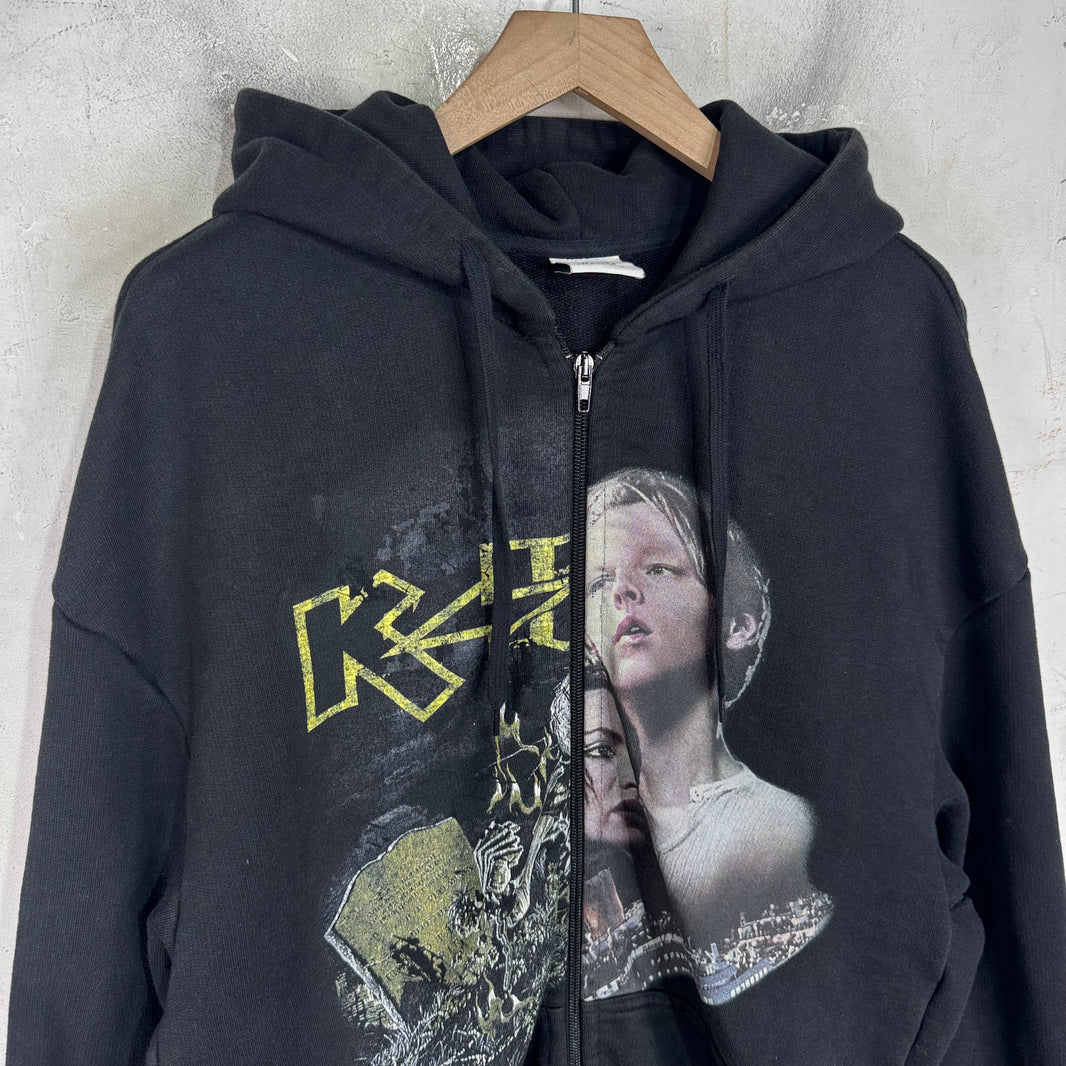 Vetements 2018 Titanic Zip Up Split Hoodie