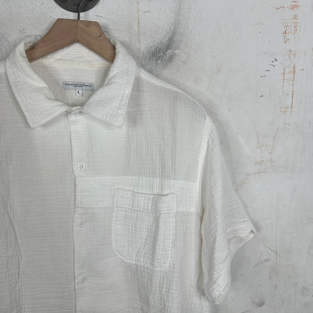 Engineered Garments Pocketed White Shirt