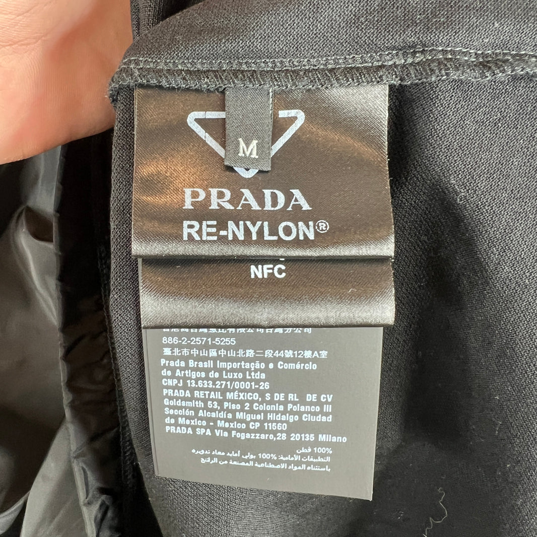 Prada Re-Nylon Pique Polo Shirt