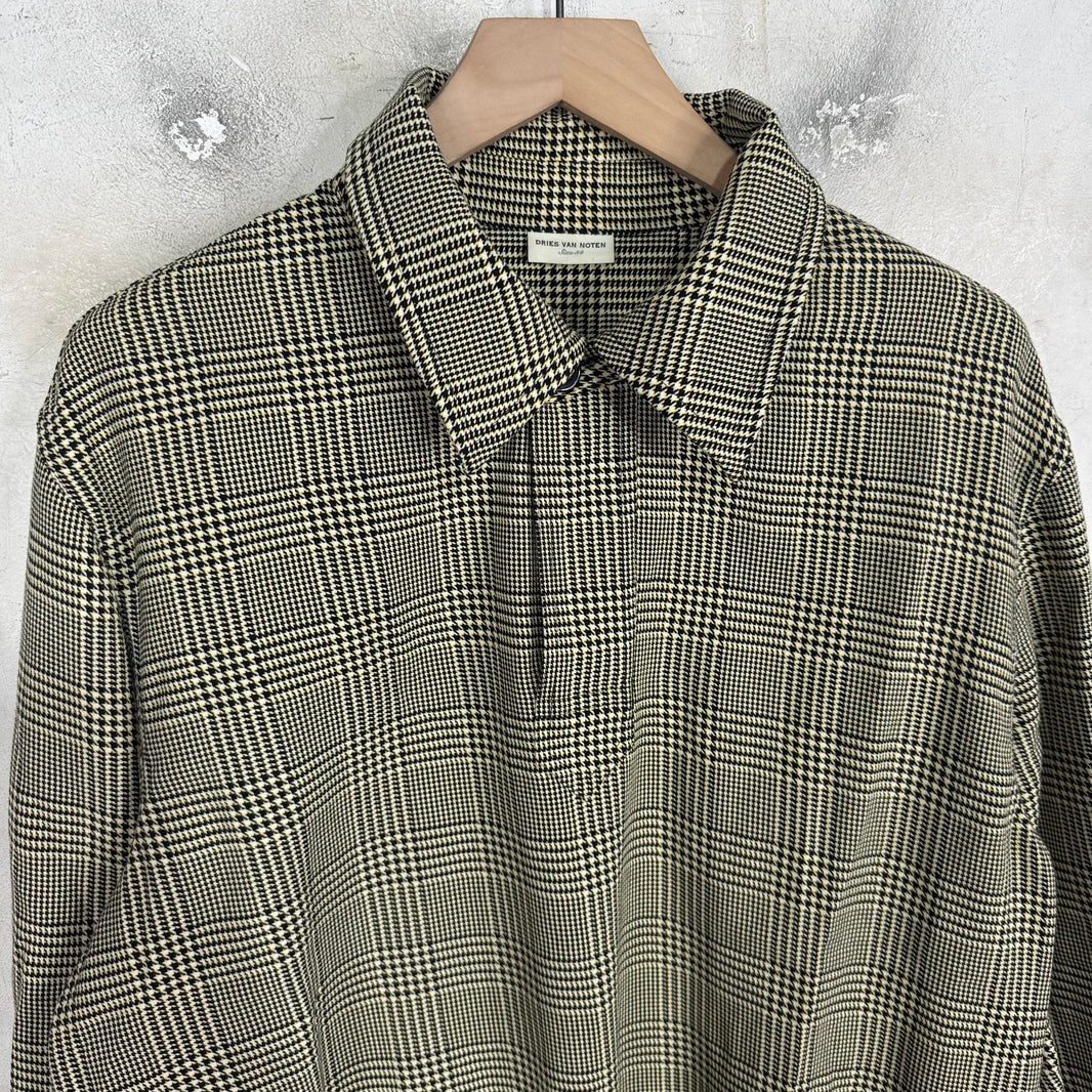 Dries Van Noten Tartan Pullover Polo