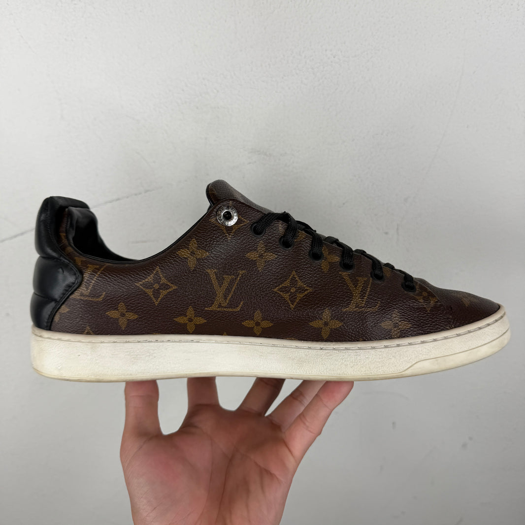 Louis Vuitton Brown Monogram Leather Low Sneakers