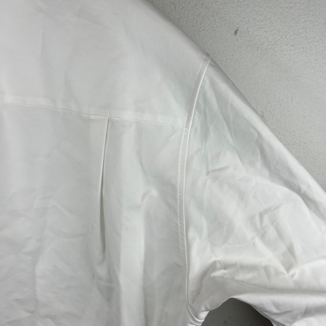 Balenciaga White Cocoon Snap Button LS Shirt