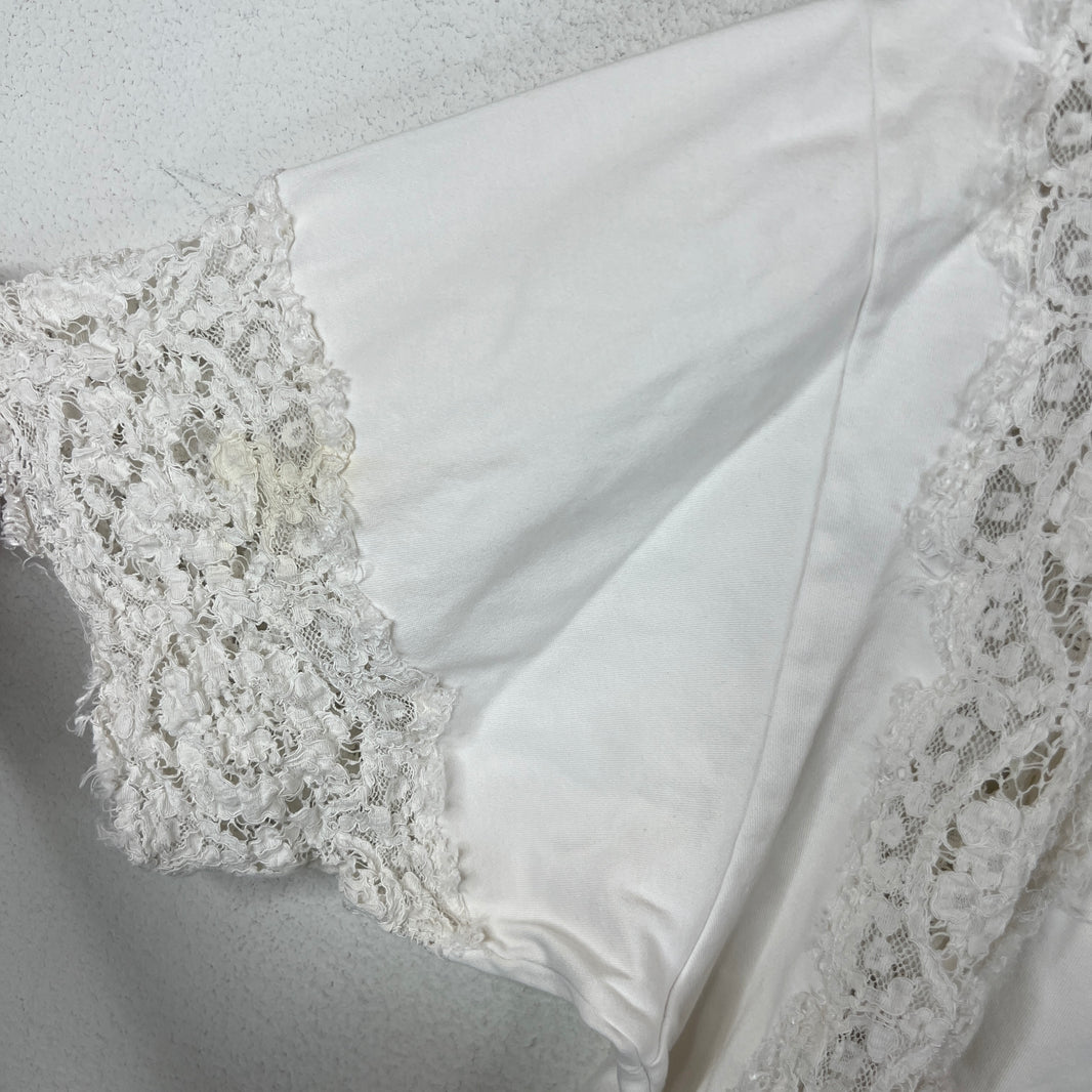 Dolce & Gabanna Floral Lace Hybrid T-Shirt