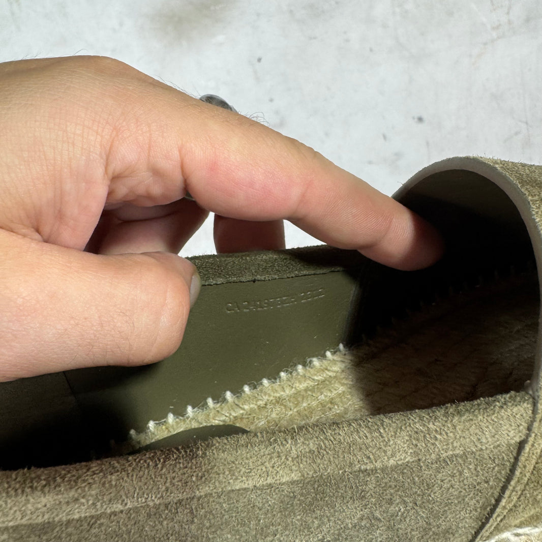 Hermes Espadrilles Hom Izar Olive