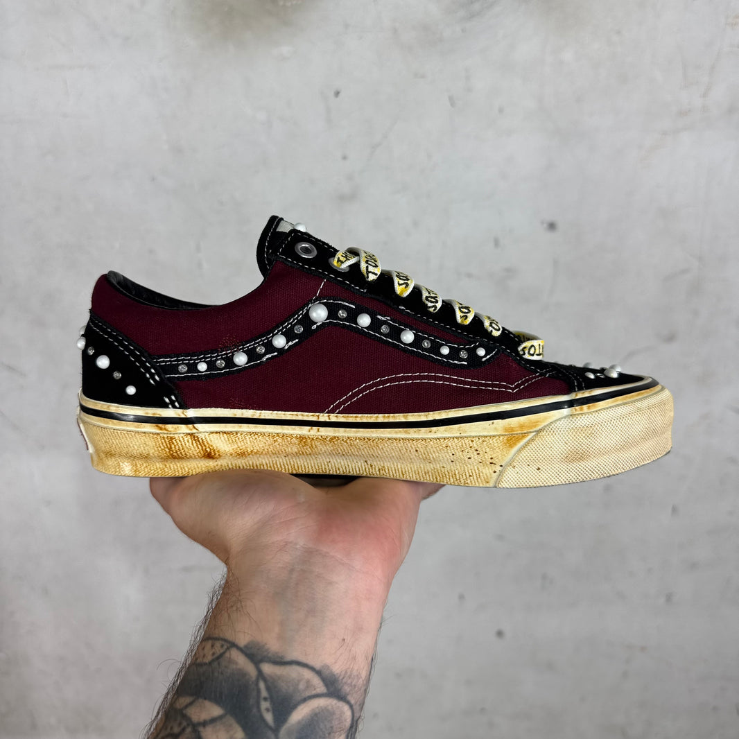 Vans x Satoshi Burgundy Pearlized Old Skools