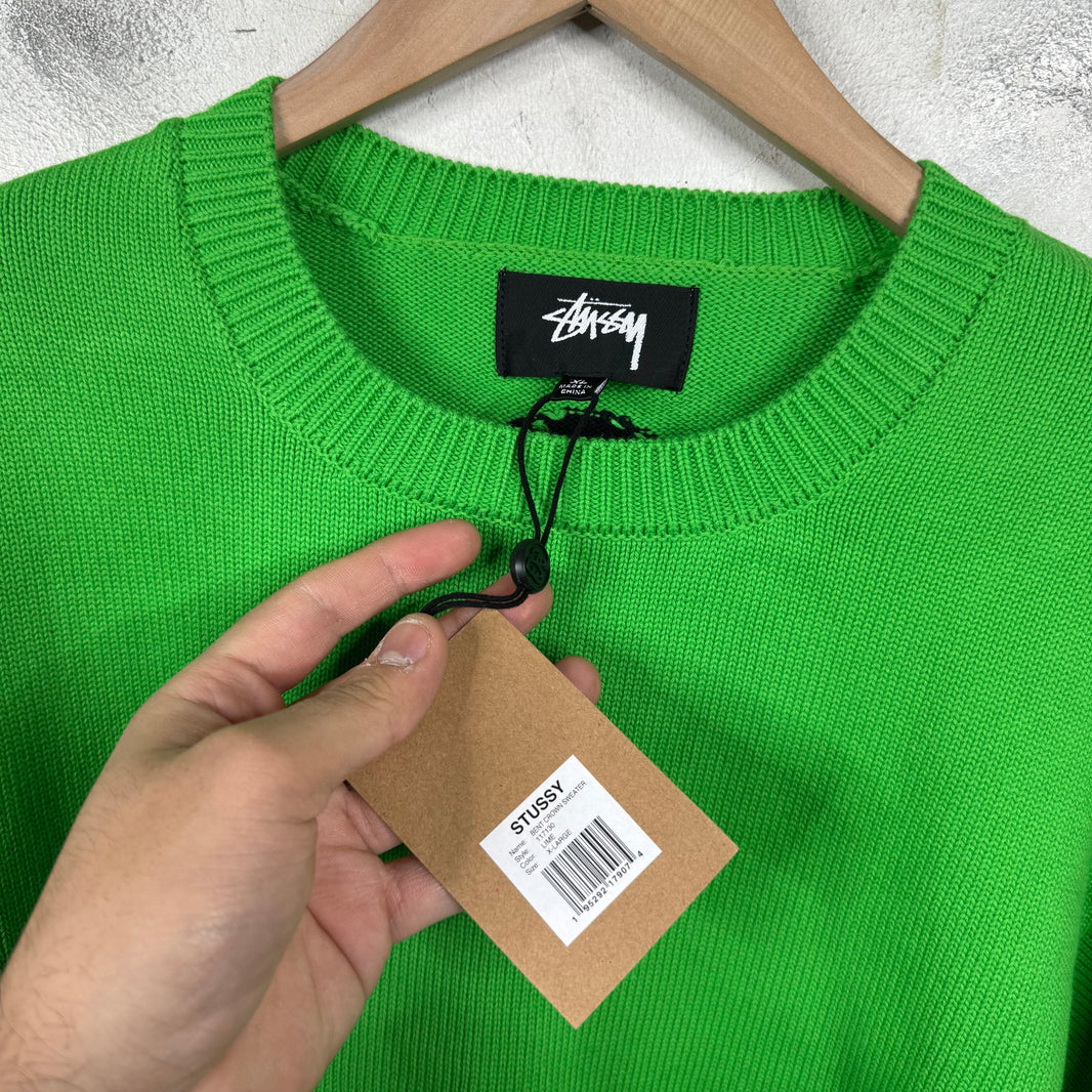 Stussy Green Crown Sweater