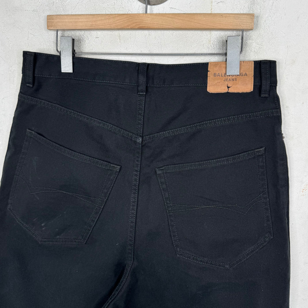 Balenciaga Baggy Black Jeans