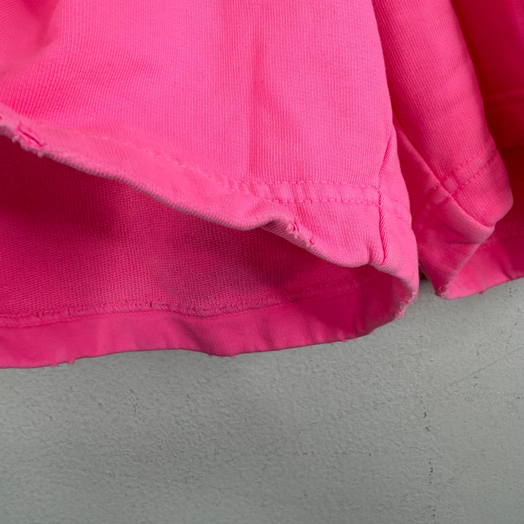 Balenciaga Pink Logo Shorts