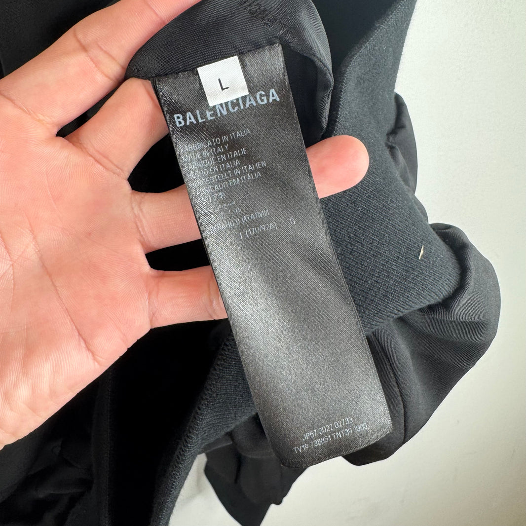 Balenciaga Wool Zip-Up Hoodie