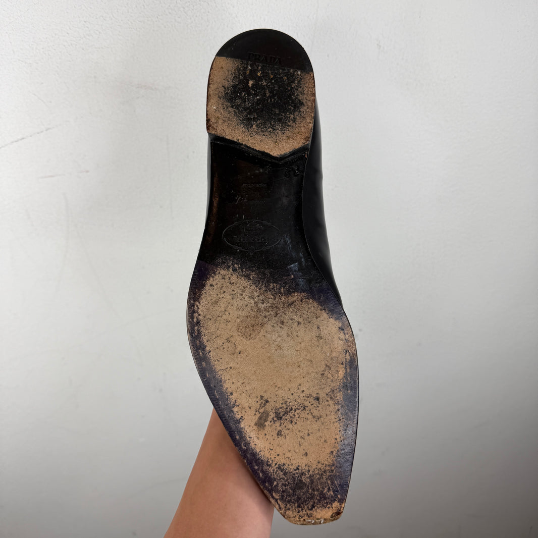 Prada Purple Toe Loafers