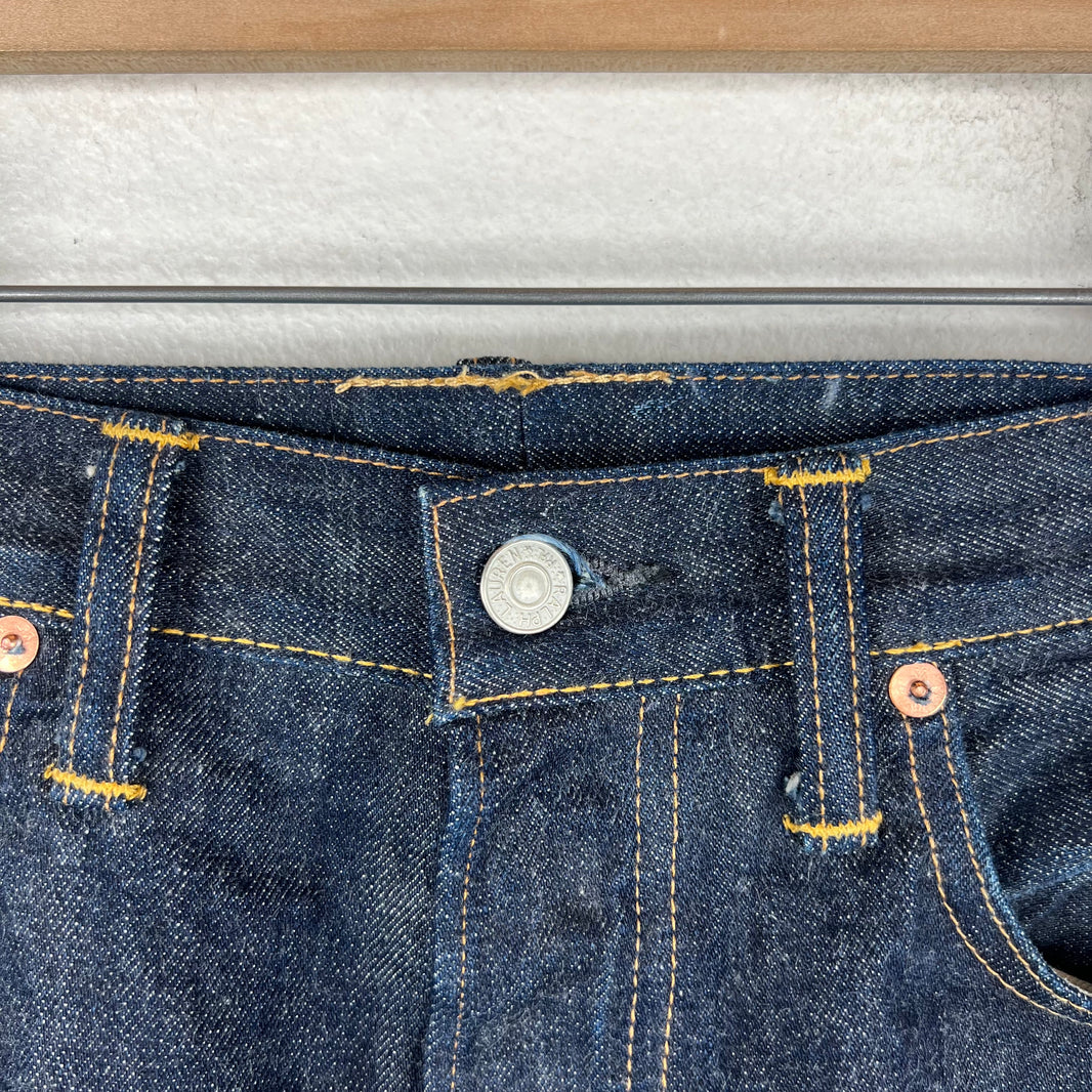 RRL Straight Leg Indigo Selvedge Jeans