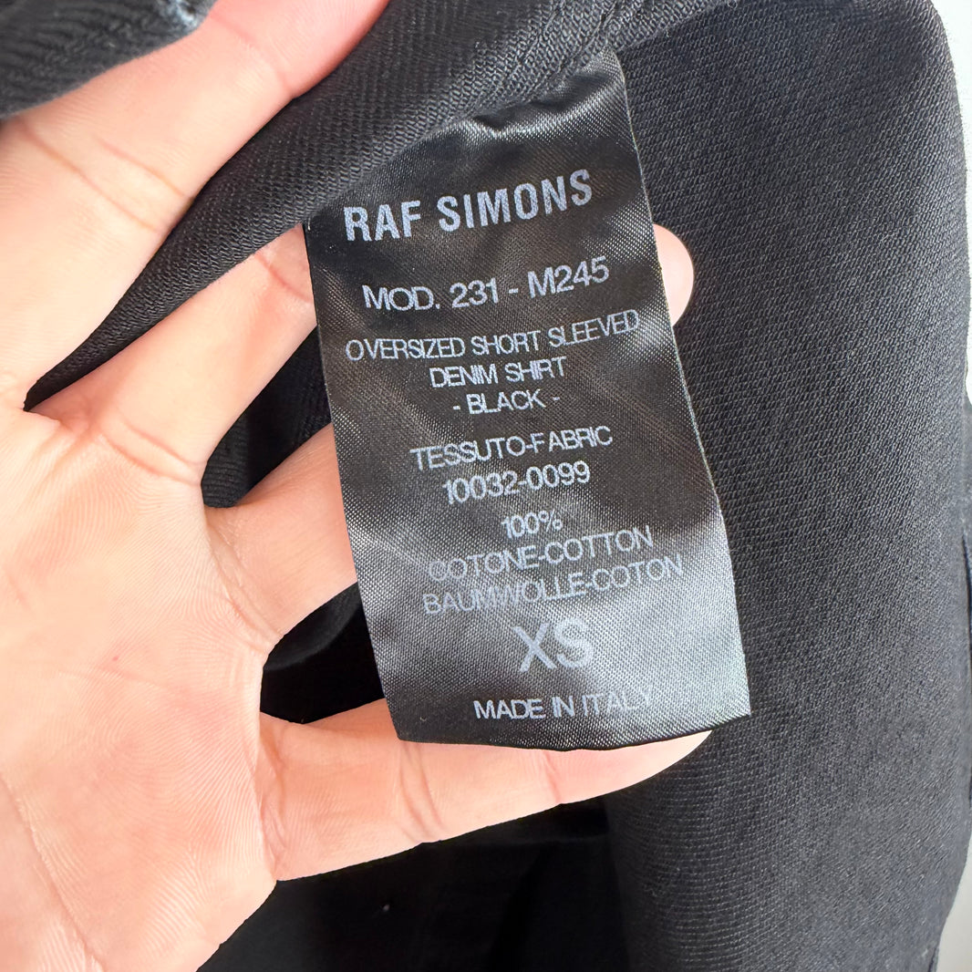 Raf Simons 2023 RS Denim Button Up Over Shirt