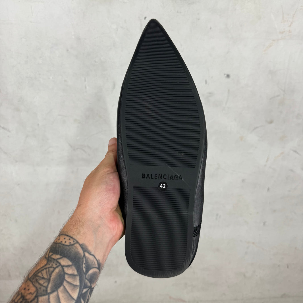 Balenciaga Leather Morrocan Mules