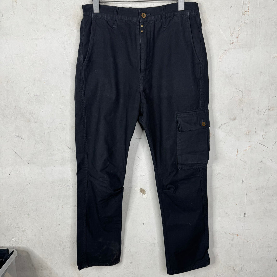 Kapital Navy Blue Ringoman Cargo Pants
