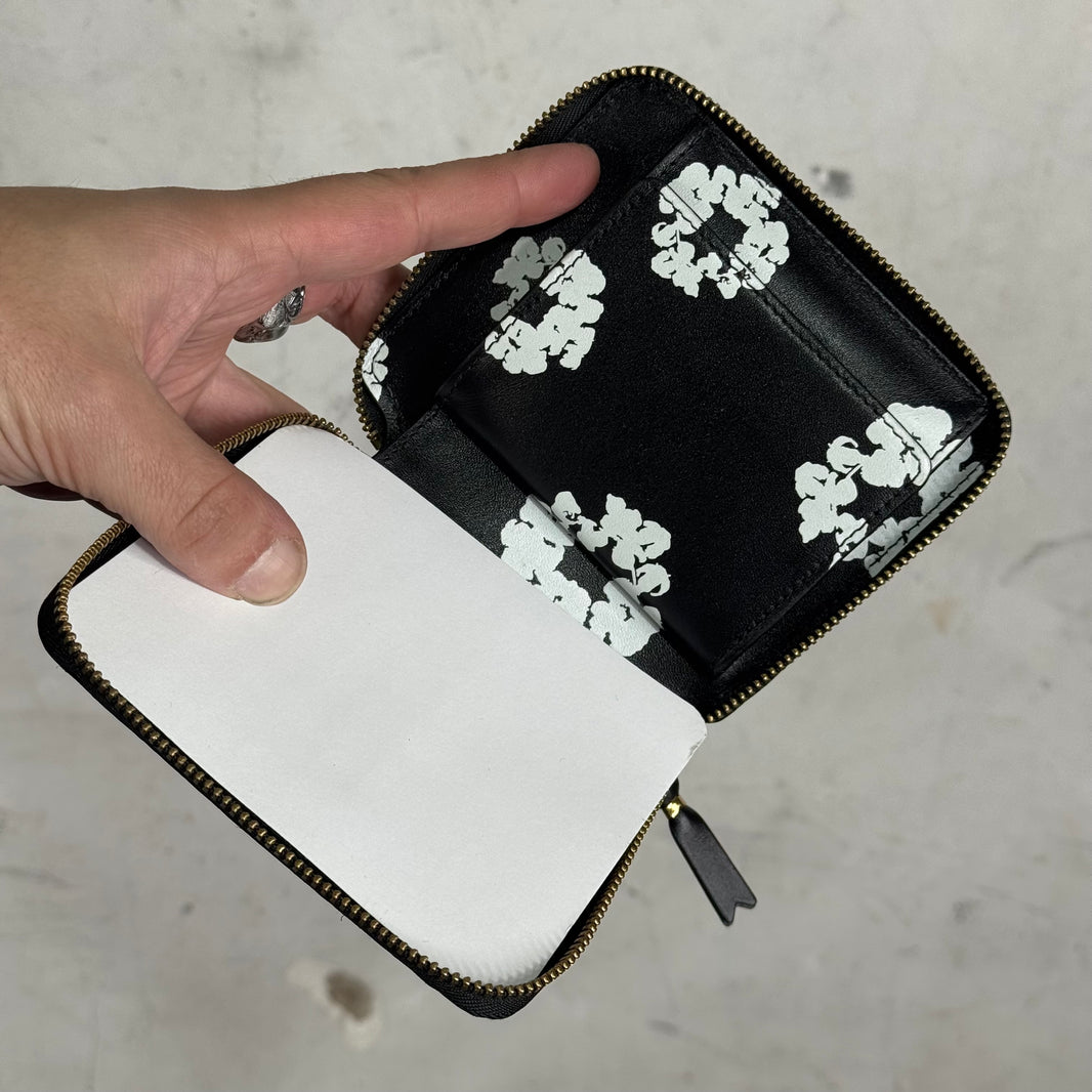 Denim Tears x CDG Wreath Zip Wallet