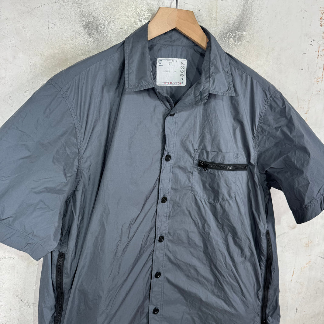 Sacai Nylon Zippered Shirt