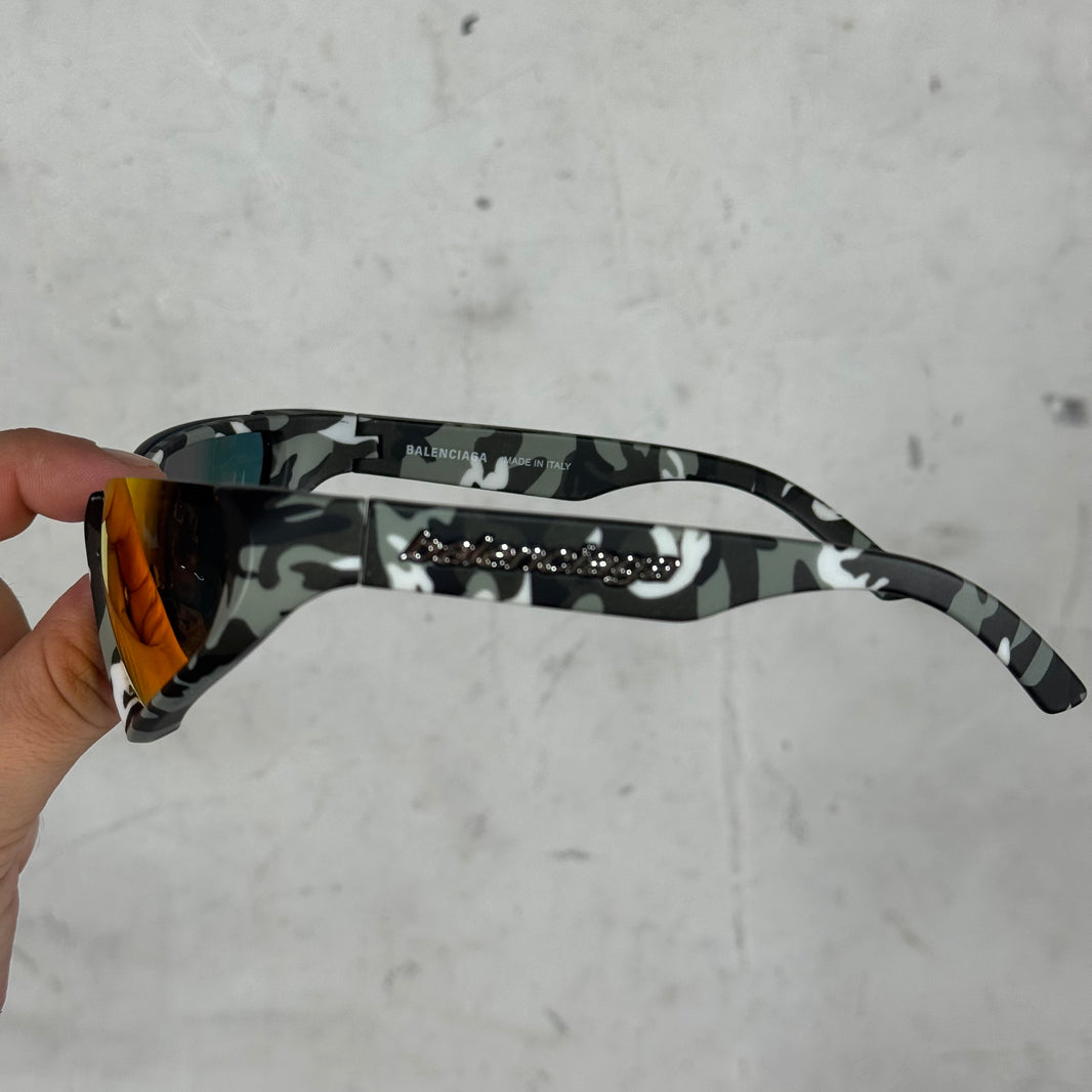 Balenciaga Snow Camo Reverse Xpander Sunglasses
