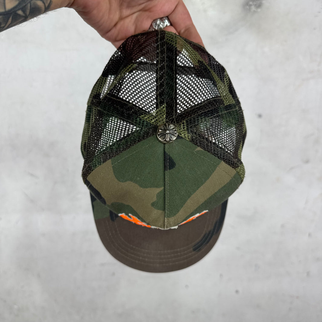 Chrome Hearts Triple Cross Camo Hat