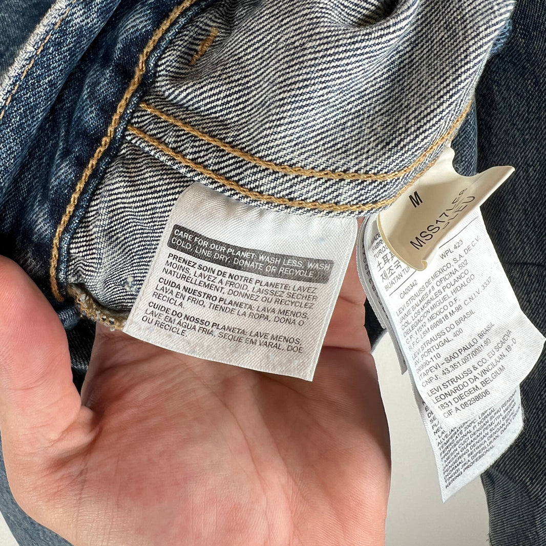 Vetements Levis Rebuilt Cropped Denim Jacket