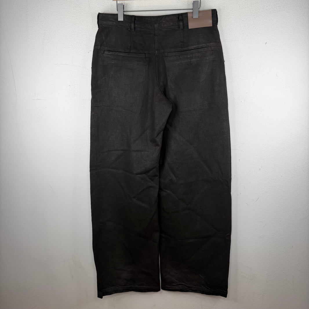 Entire Studios Waxed Baggy Jeans