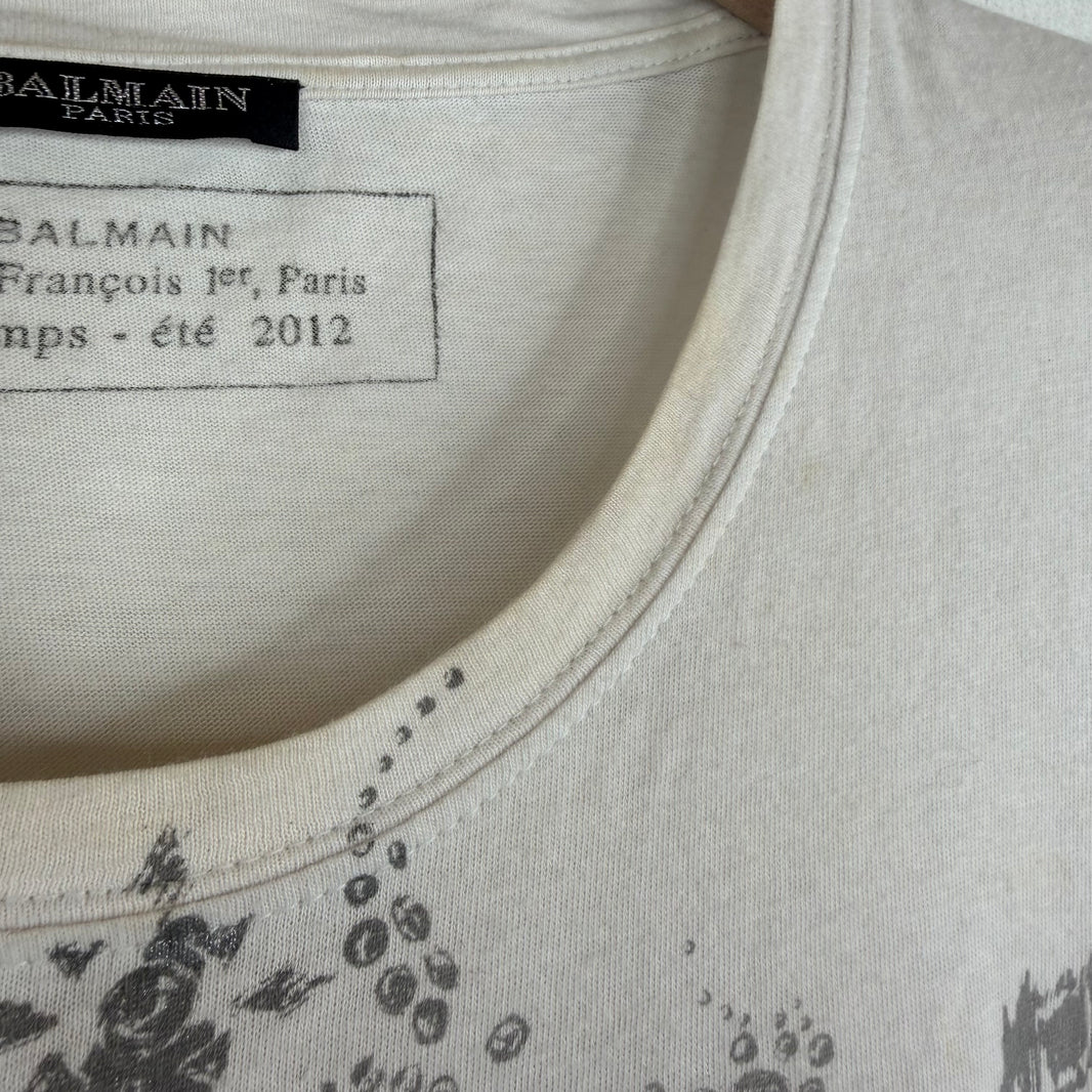 Balmain Bull Skull T-Shirt