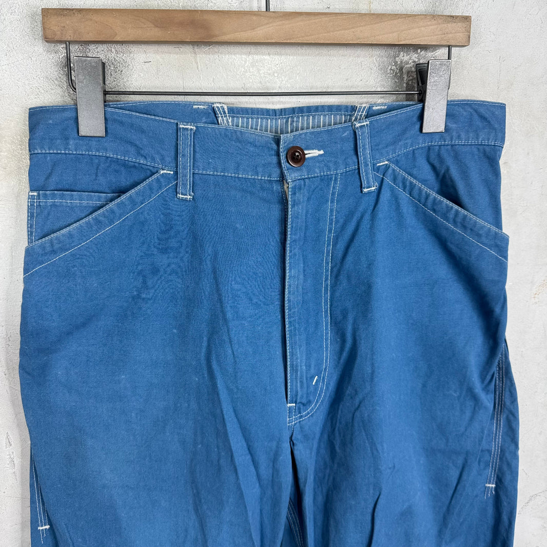 Junya Watanabe Two Tone Blue Work Pants