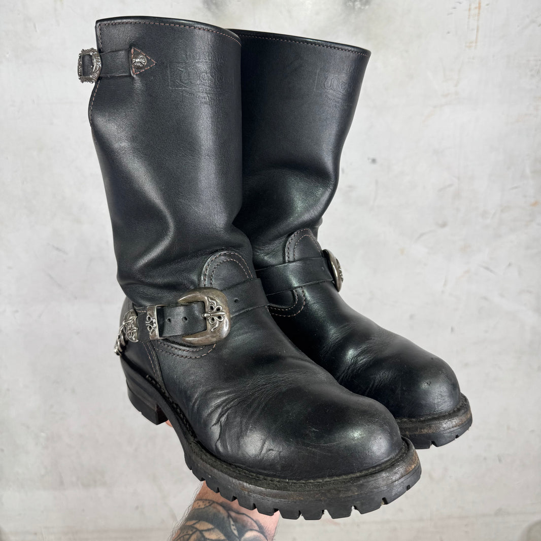 Chrome Hearts Wesco Harness Chained Engineer Boots
