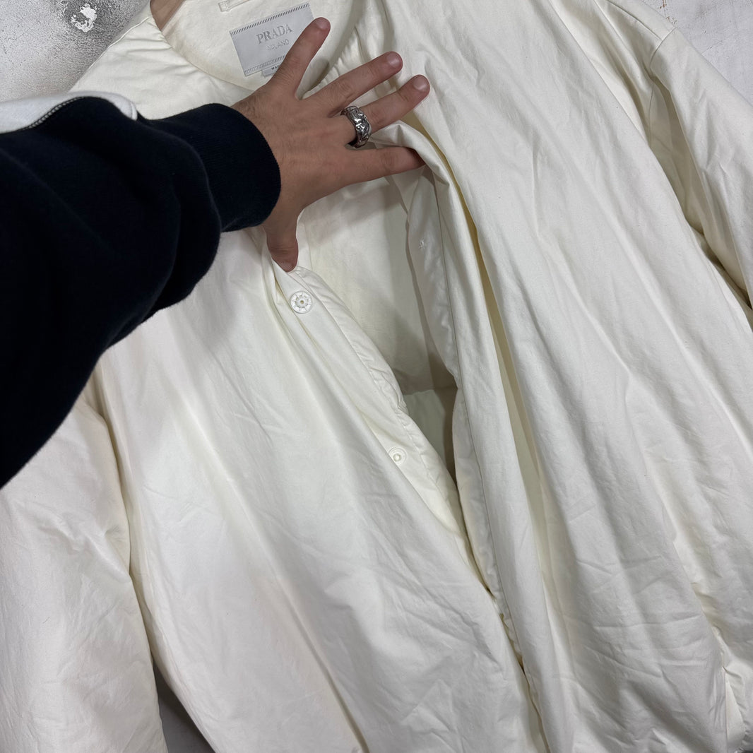 Prada White Down Pillow Jacket