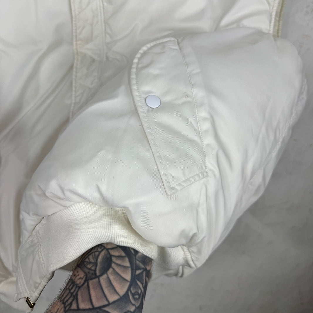 Vetements x Alpha Industries White Bomber Vest