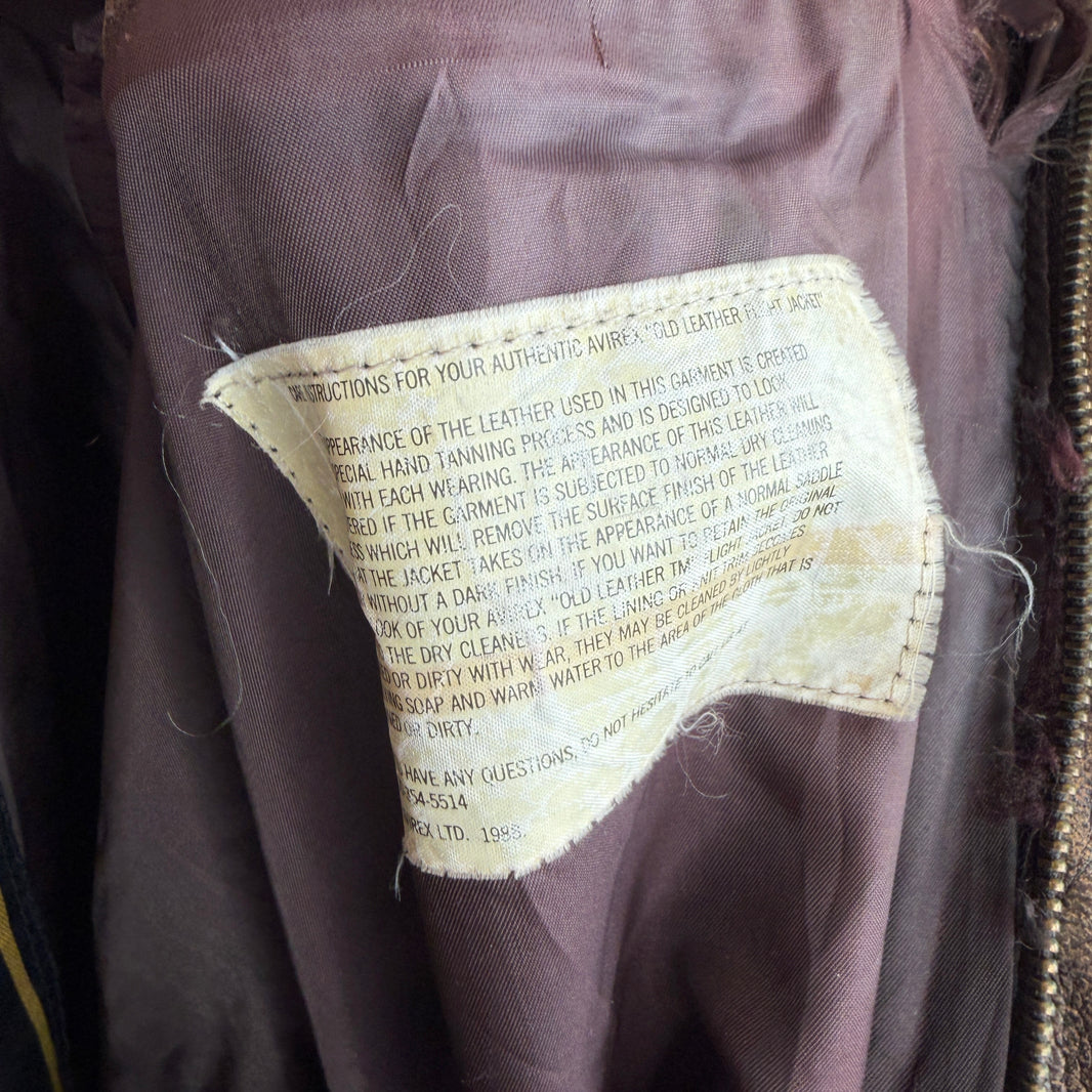 Vintage Leather Avirex Jacket