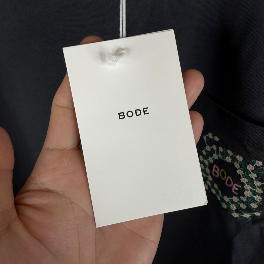 Bode Floral Chainstitch Pocket Shirt
