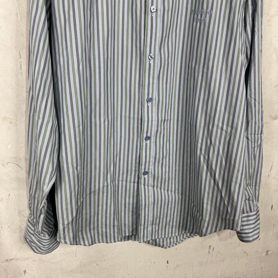 Martine Rose Striped Back Logo Shirt