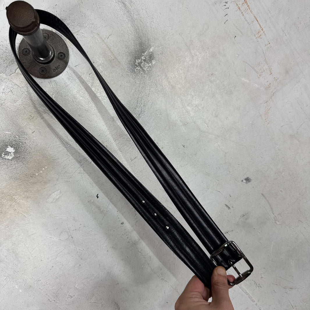 Gucci Stitched Leather Belt