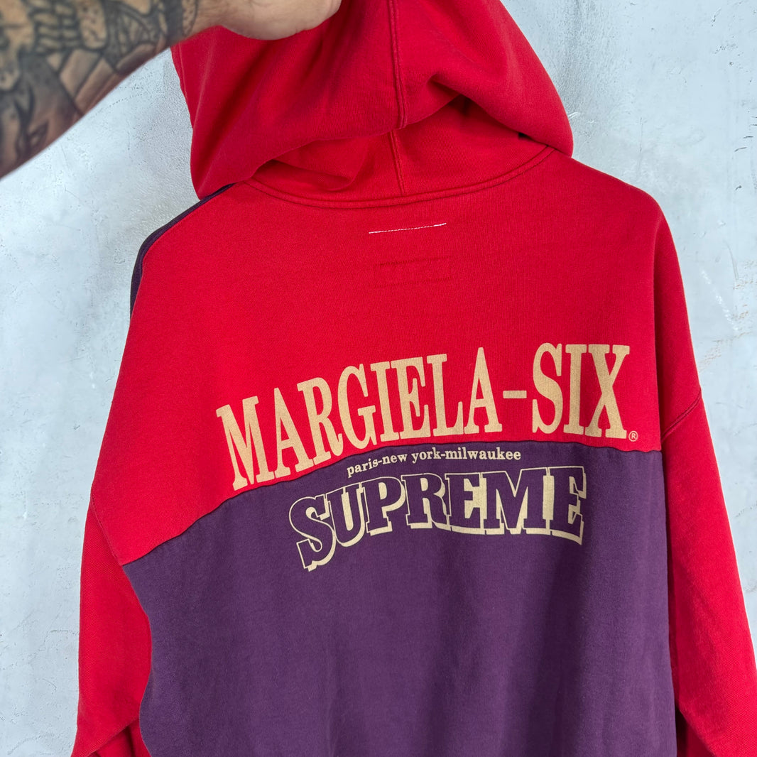 Supreme x MM6 Eagle Zip Up Hoodie