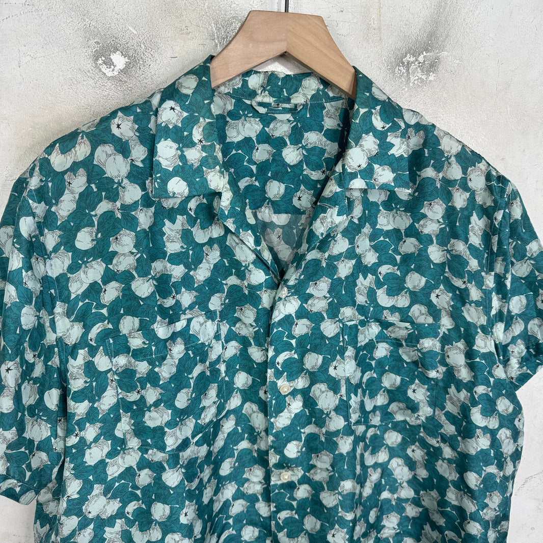 Bode Silk Fruit Print Shirt
