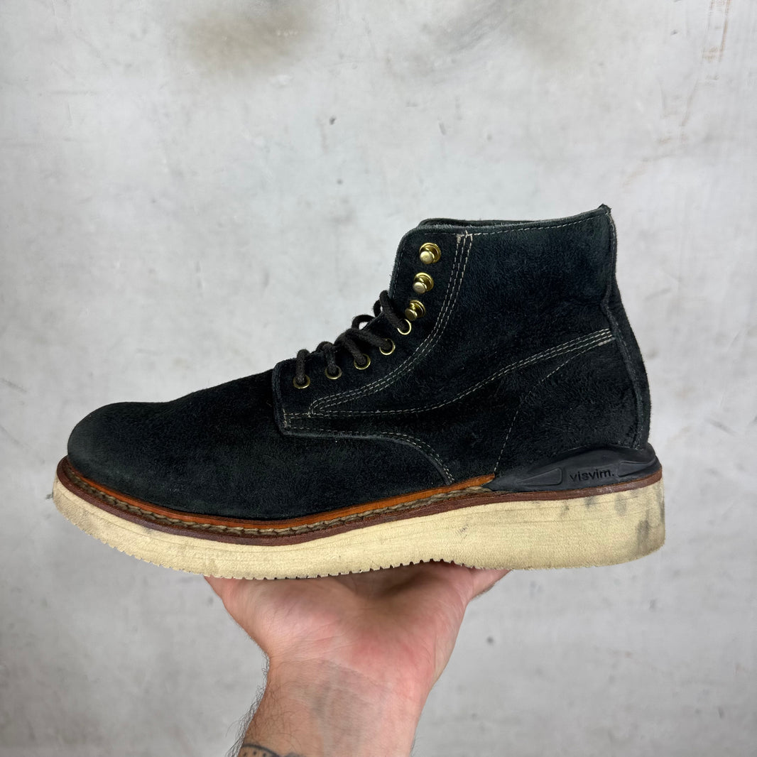 Visvim Black Suede Work Boots