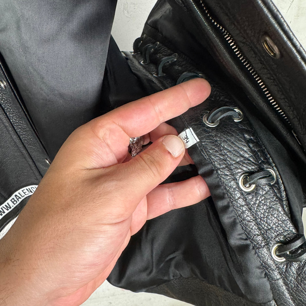 Balenciaga Leather Biker Vest