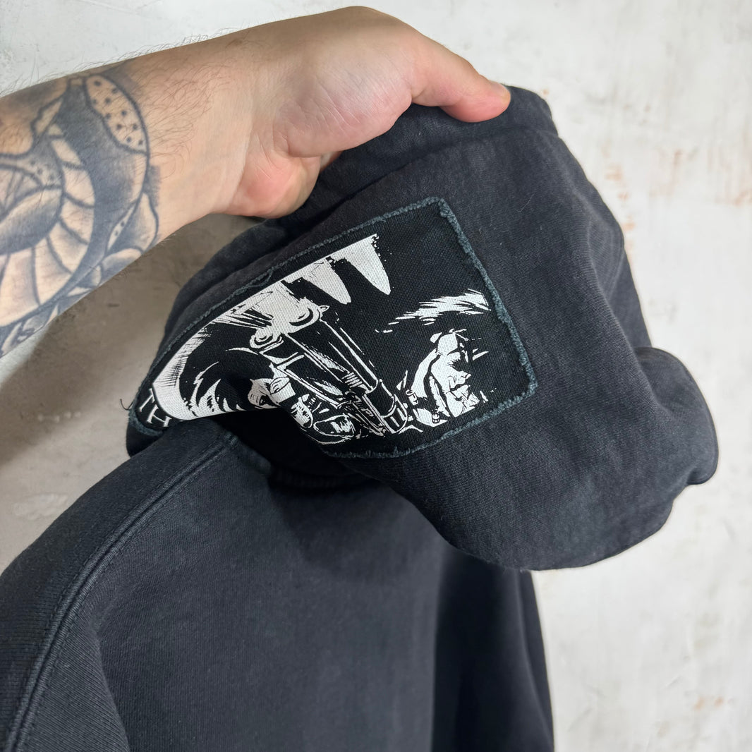 Supreme The Crow Patchwork Zip Up Hoodie