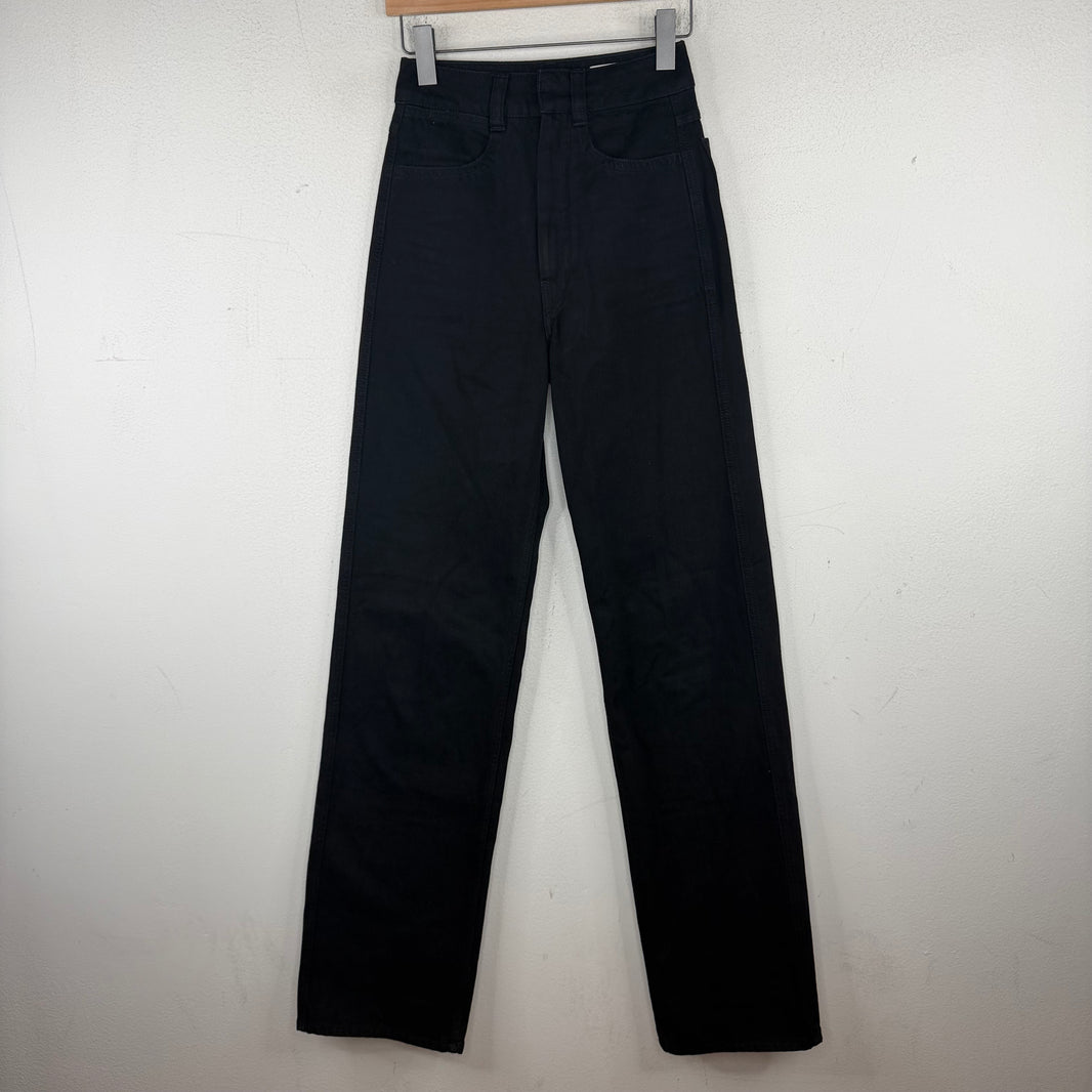 Lemaire Black Straight Leg Jeans