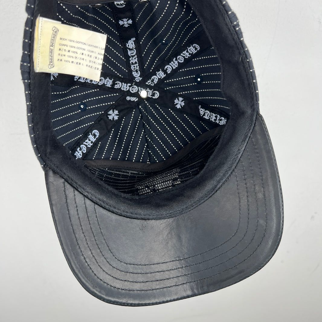 Chrome Hearts Pinstripe Dagger Hat