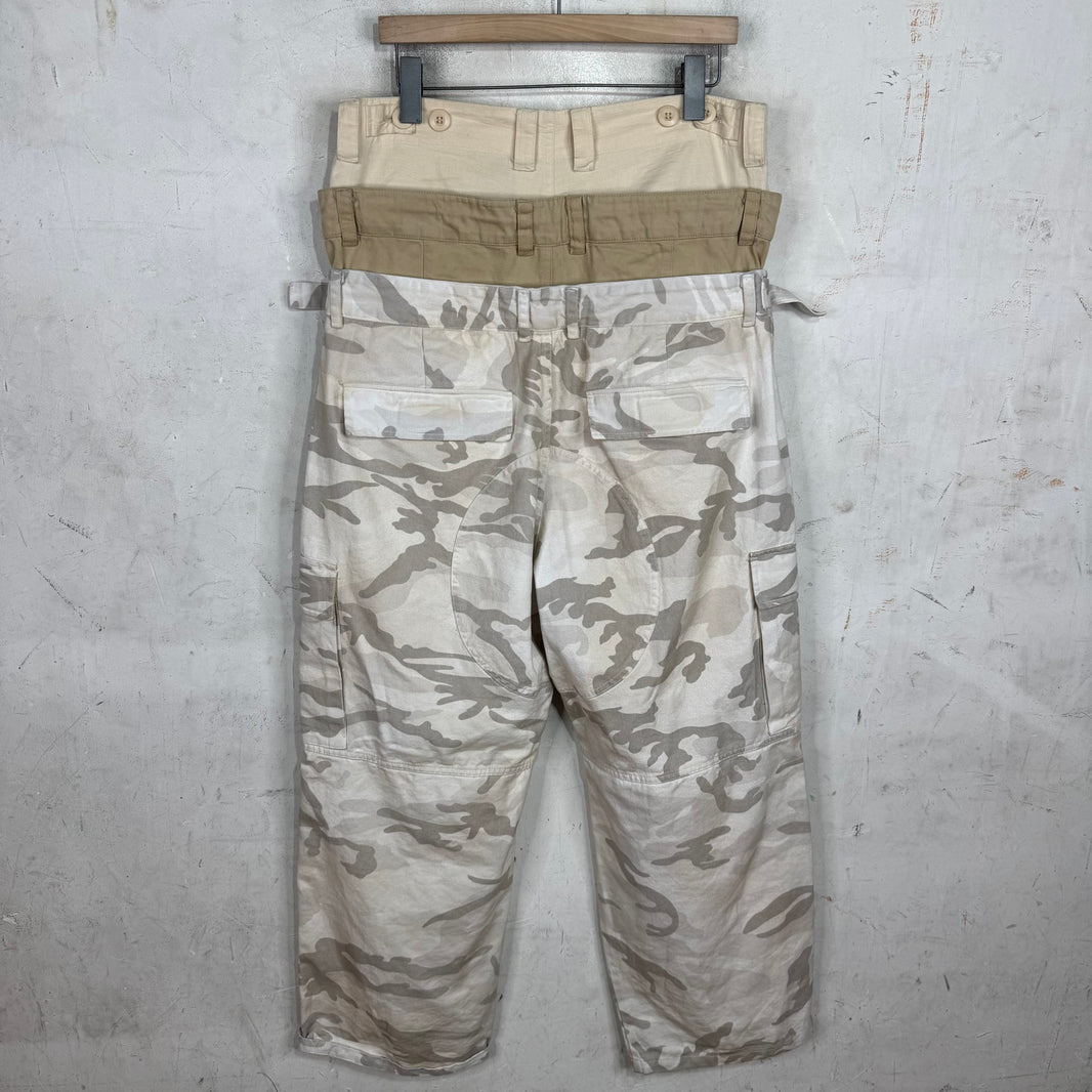 Project G/R Triple Layered Sand Camo Cargo Pants