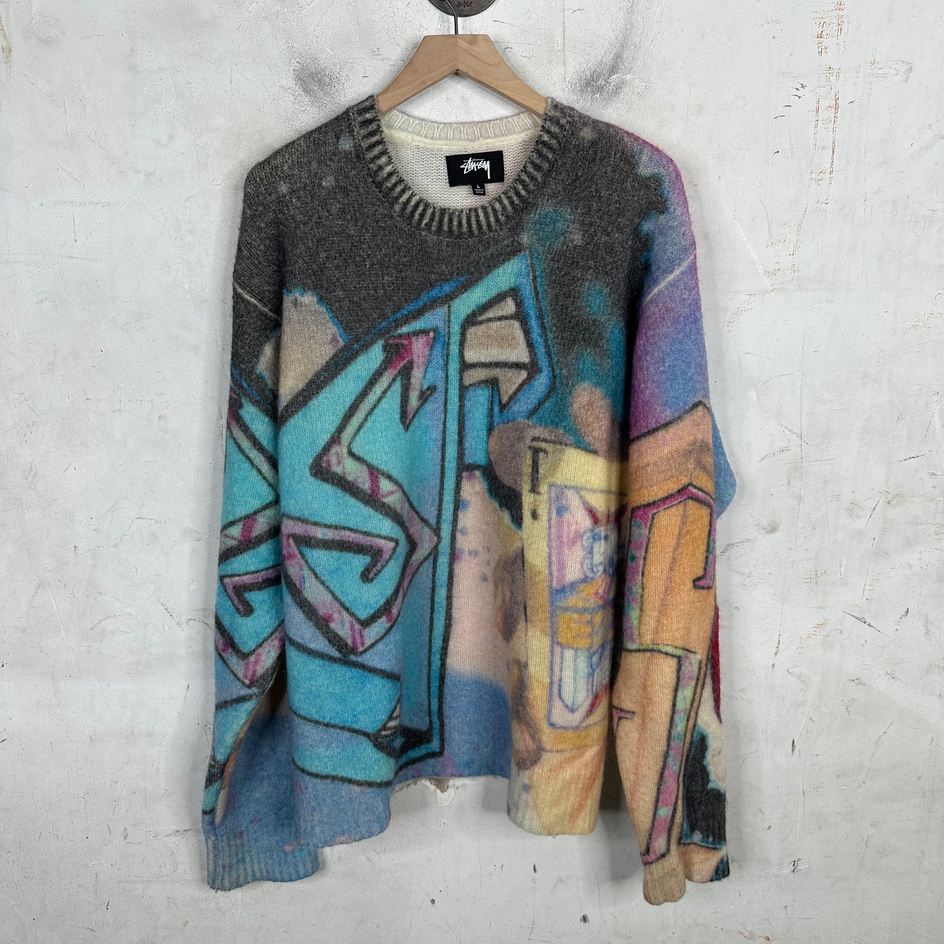 Stussy Goldie Graffiti Sweater – www.Lukes.store Stussy Goldie Graffiti Sweater – www.Lukes.store