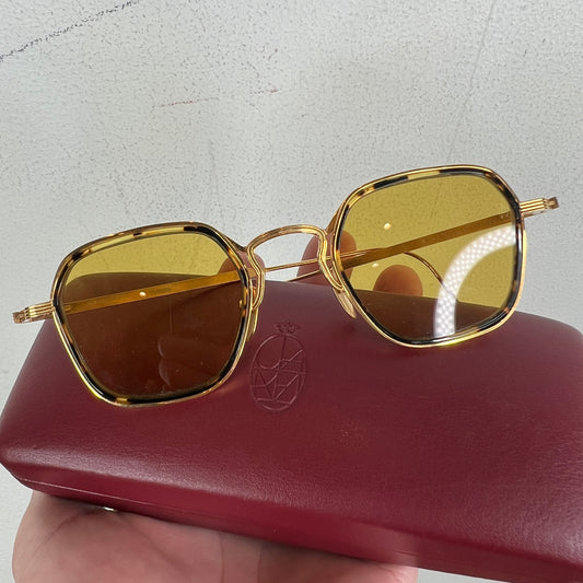 JMM Gold Wyatt Sunglasses