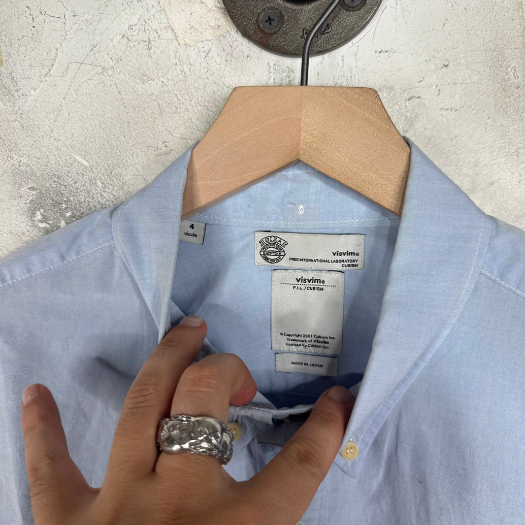 Visvim Plaid Taped Circle Pocket LS Shirt