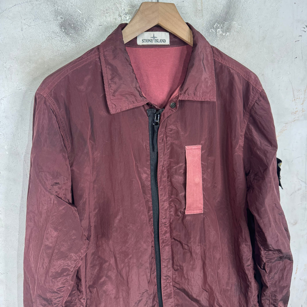Stone Island Metallic Zipped Jacket