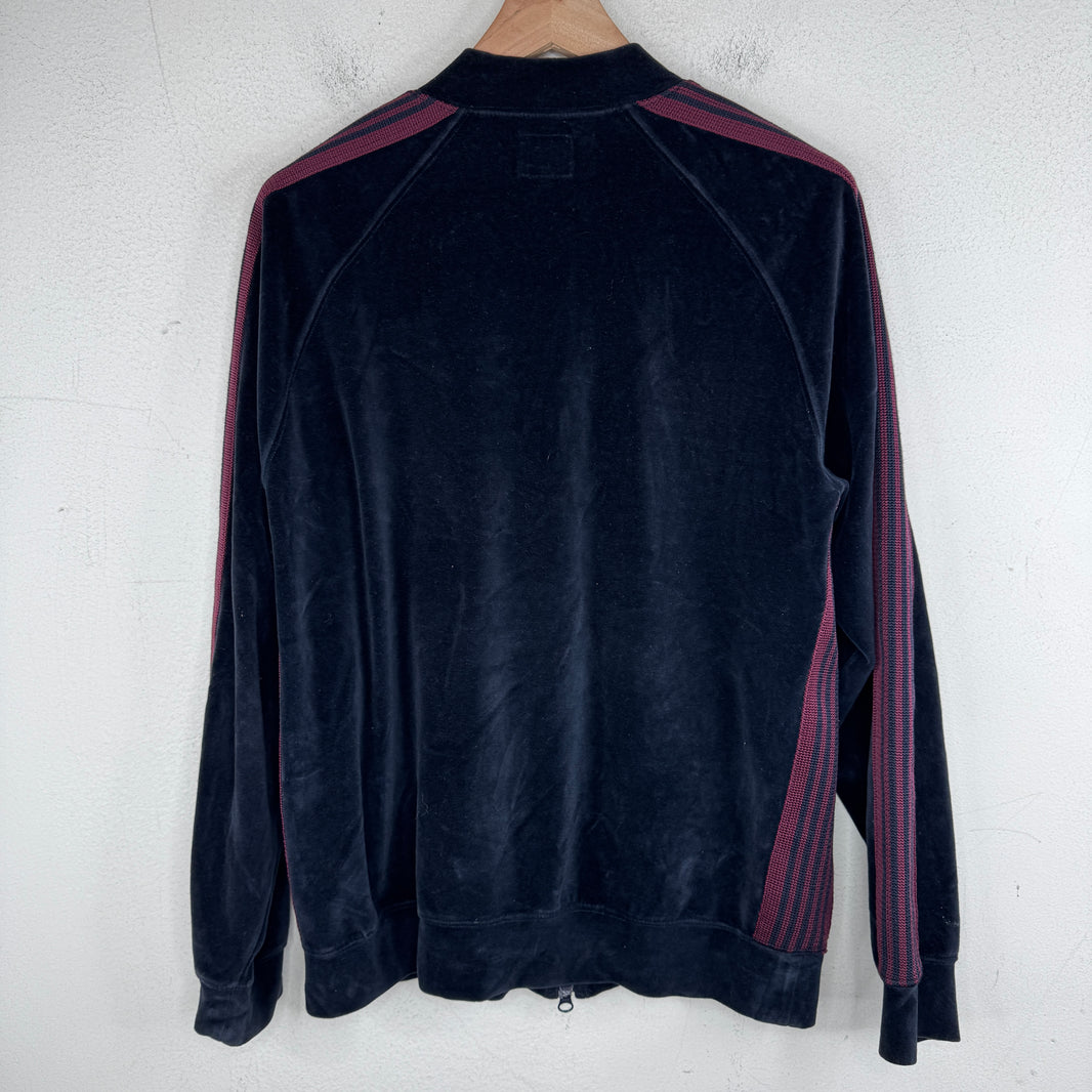 Needles Velour Navy/Red Track Jacket